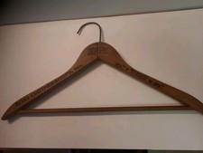 Roxy Clothes Shops, Inc. Jersey City, NJ Vintage Wooden Coat / Suit Hanger
