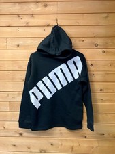 PUMA Hoodie  Kids Size Large  Black With White Letters  New With Tags