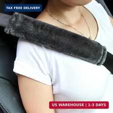 Universal Seatbelt Cover Faux Fur Car Truck SUV Airplane Seat Belt