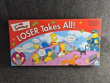 The Simpsons Loser Takes All Board Game - Please Read Description 