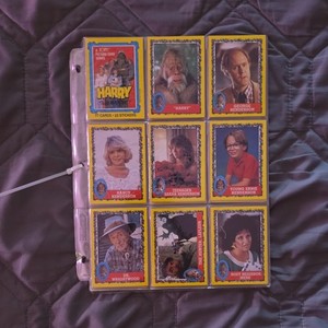 RARE 1987 Harry and the Hendersons COMPLETE 77 card set w/ 22 stickers 