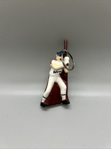 Vintage Houston Astros Baseball Player Keychain 1988 Rubber MLB RARE - Picture 1 of 4