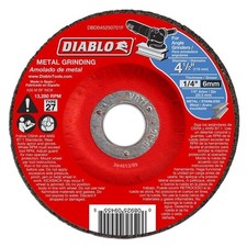 4-1/2 in. x1/4 in. x7/8 in. Metal Grinding Disc with Depressed Center 10-Pack 