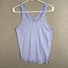 Nike Womens Dri-Fit Racerback Tank Top Size Small Light Purple Athletic Gym