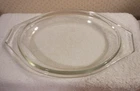 PYREX 943 C 24 Vintage Clear Glass LID ONLY Oval Domed Replacement Handle Tab