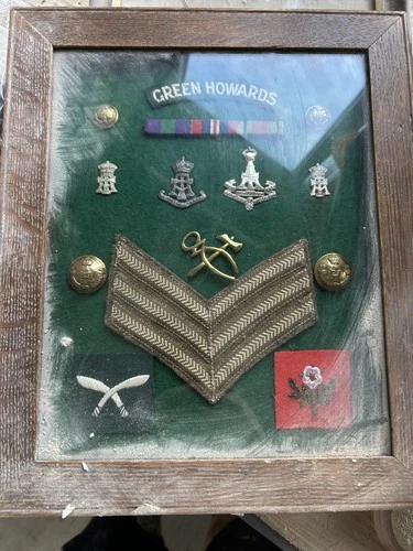 Collection Green Howards Badges Patches Alexandra Yorkshire Regt Cap Badge WW2