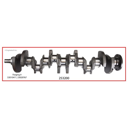 Crankshaft Kit w/ Bearings for 1991-2002 Jeep 4.0L 242 L6