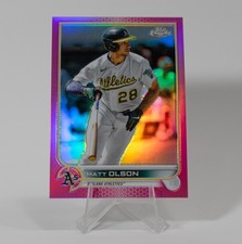 2022 Topps Chrome -  Matt Olson - Pink  