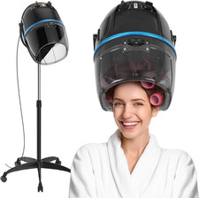 Professional Hooded Floor Hair Dryer 1300W Adjustable Stand up Bonnet Hair Dryer