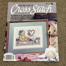 For The Love Of Cross Stitch Magazine March 1992 20 Projects  Full Color Charts