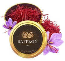Cook S, Premium Negin Grade Saffron Threads, Premium Dark Red Saffron Strands fo