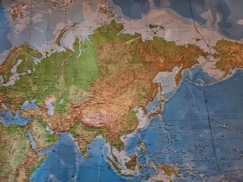 World Wall Map Defense Mapping Agency Mercator Projection Map 42X56 Gigantic - Image 3 of 4