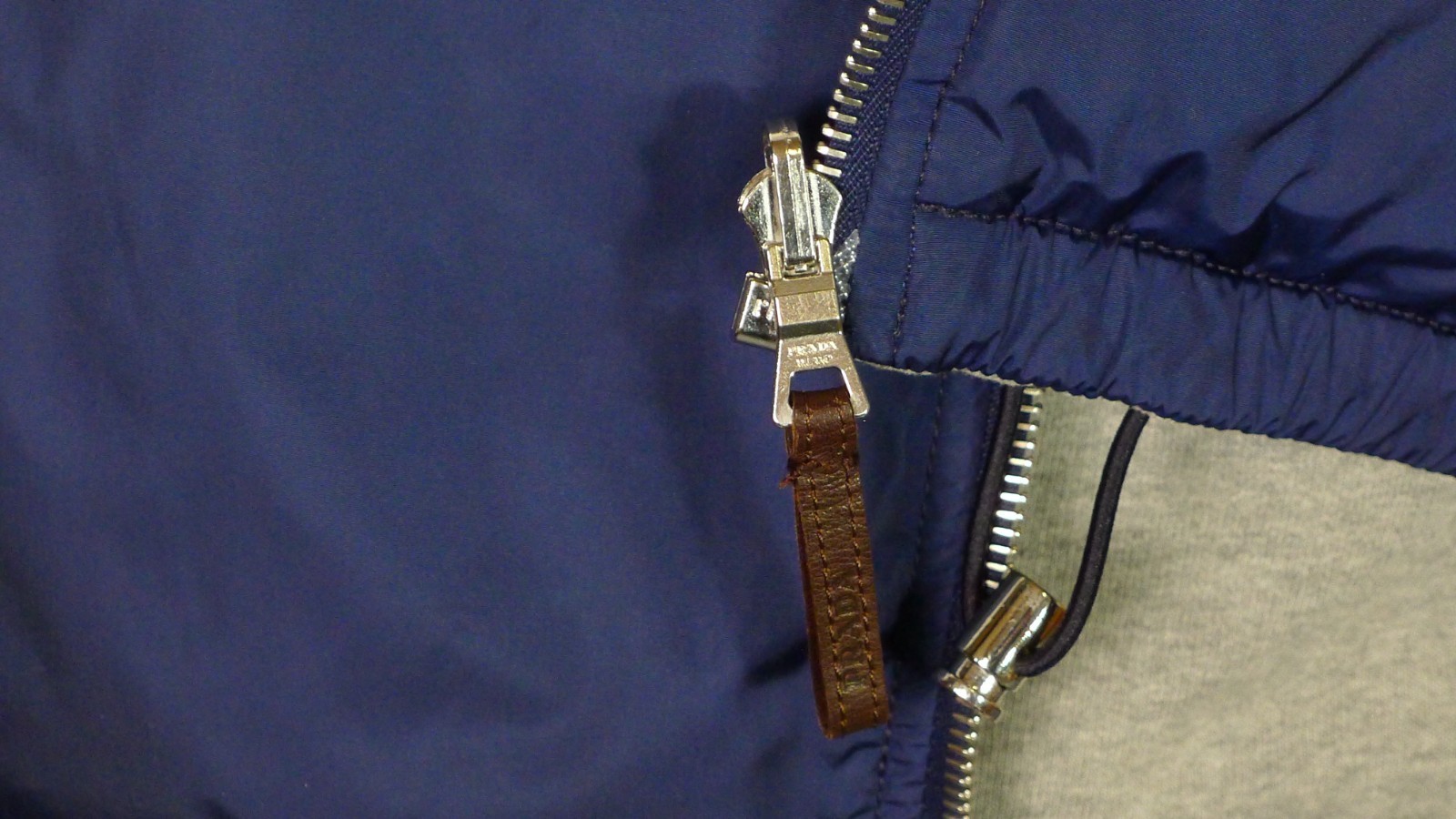 Prada Sport 2006 Windbreaker Jacket Reversible Blue Nylon Mens Size 54 #138 thumbnail 21