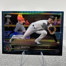Pavin Smith 2022 Topps Chrome Ben Baller Blue SN #/75 #78-DBACKS