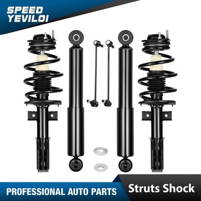 6PCS Front Struts +Rear Shocks +Sway Bars For 2008-2012 Buick	Enclave 3.6L V6