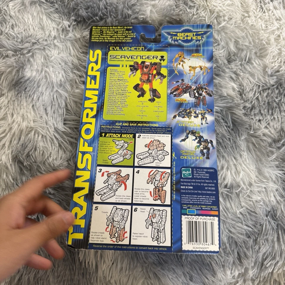 Transformers Beast Machines Scavenger  Vintage 1999  - Image 2 of 2