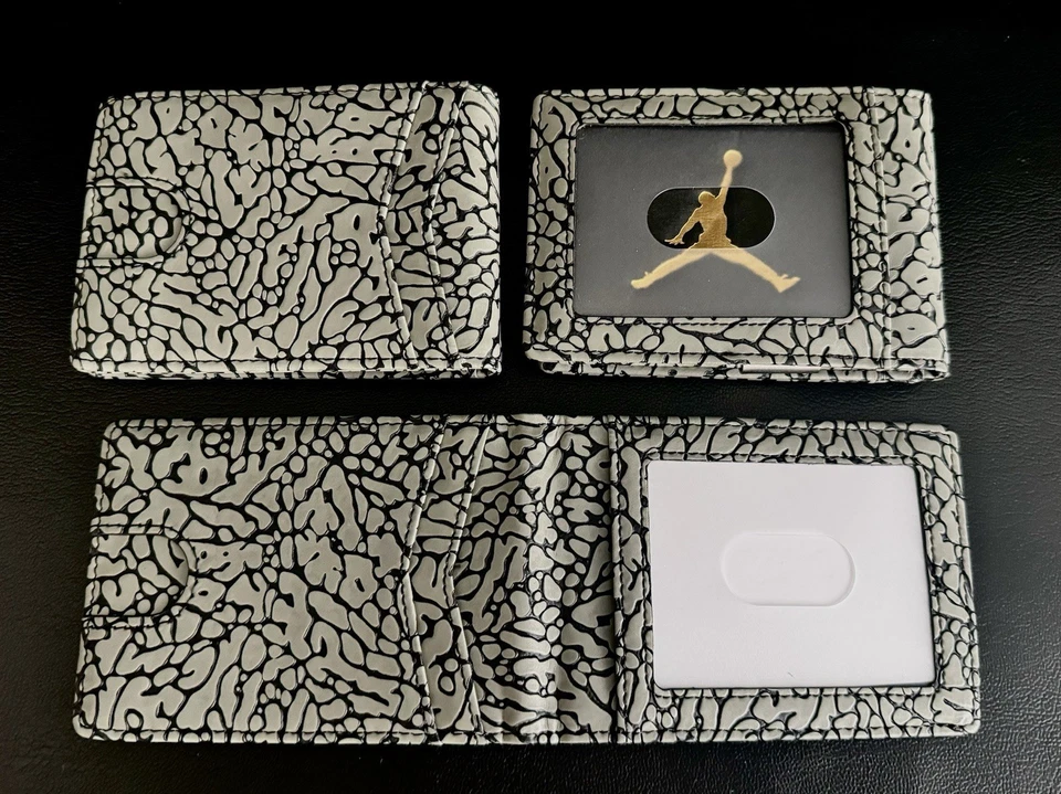 Air Jordan Wallet Raised Elephant Print Leather - Image 2 of 4