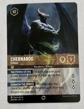 ENCHANTED Chernabog, Evildoer - Disney Lorcana 3 Into The Inklands - 205/204