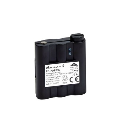 Midland PB70 PRO/XT70 PRO, Walkie Talkie Akku