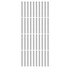 40 Pcs 3 mm x 30 mm Dowel Pins 316L Stainless Steel Shelf Support Peg Pin