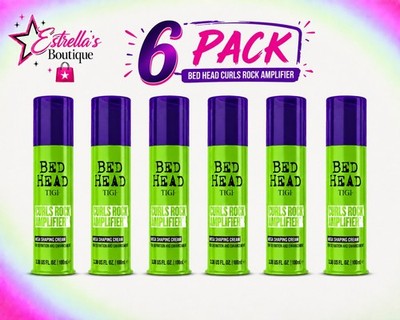 TIGI Bed Head Curls Rock Amplifier Mega Shaping Cream 3.38 Oz [6 Pack]