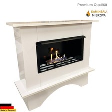 Kaminbau Mierzwa Ethanolkamin Gelkamin Modell Nina Deluxe Weiß