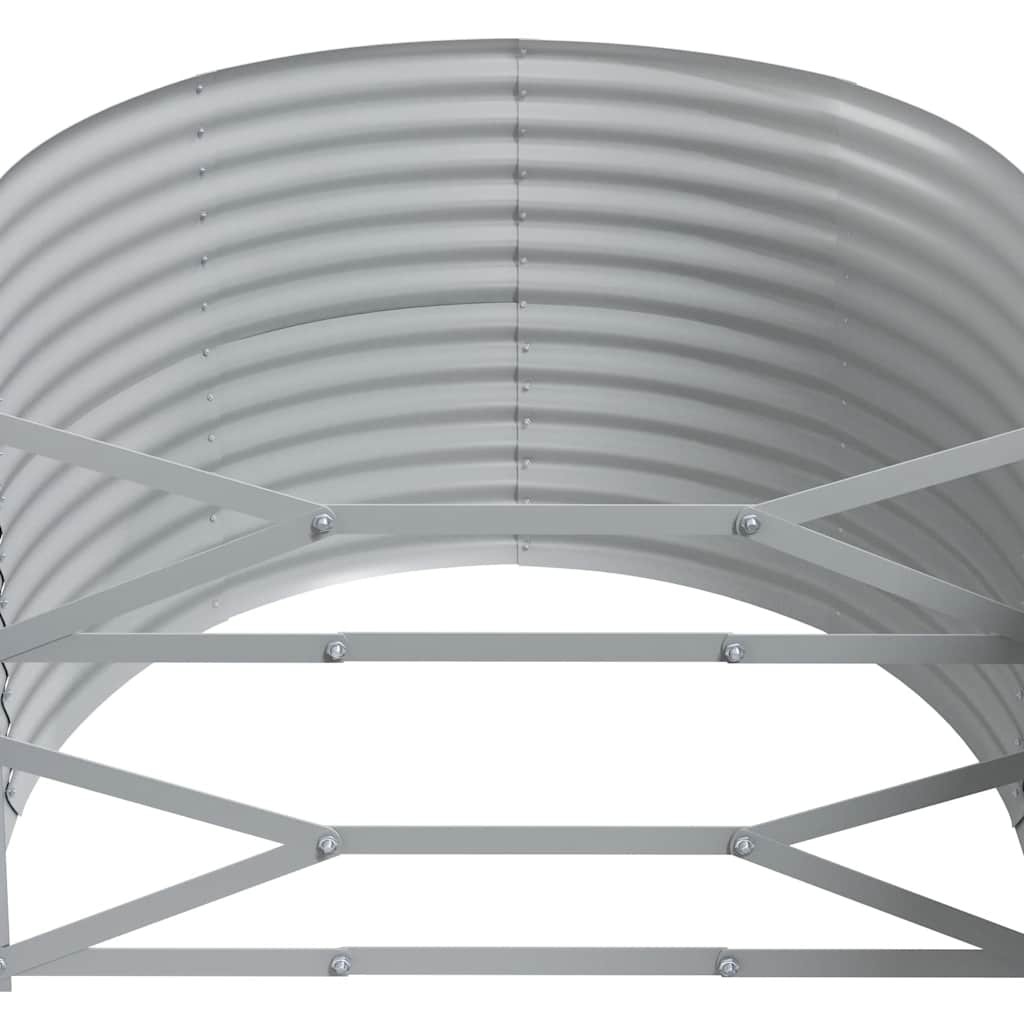 Letto Da Giardino In Acciaio A Polvere 440x80x36 Cm Antracite 440 X 80 X 36 Cm Antracita 86863907