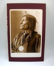 CHIEF WOLF ROBE PROMINENT CHEYENNE CHIEF ANTIQUE CDV - BEST OFFER - 4 OF 4