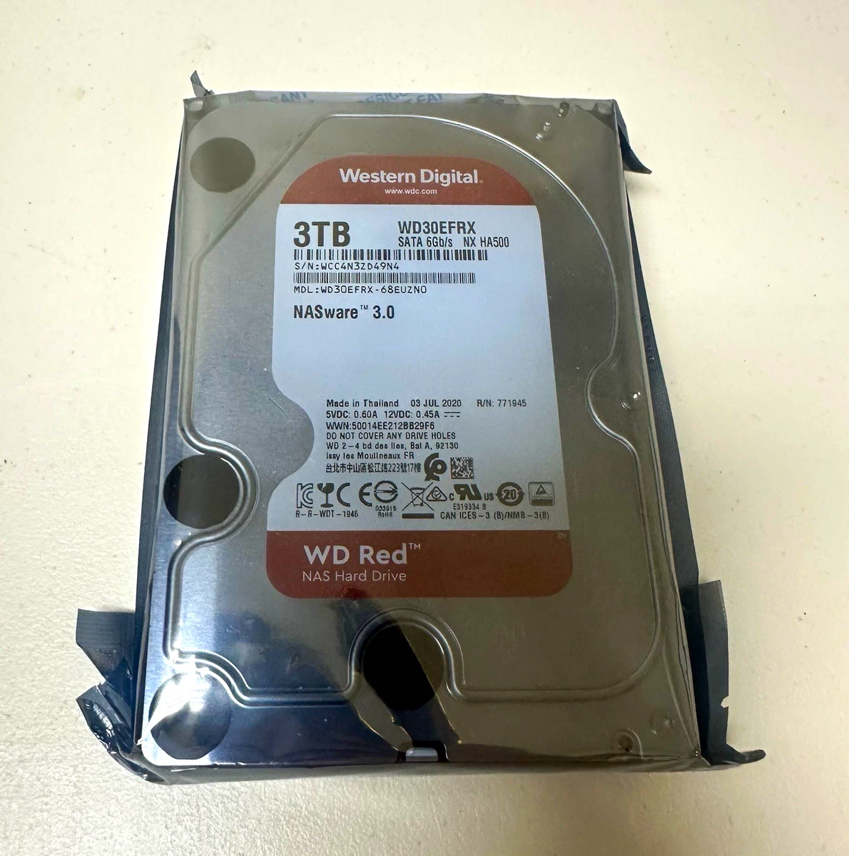 25+ Western Digital SATA III 3 TB Internal Hard Disk Drives for