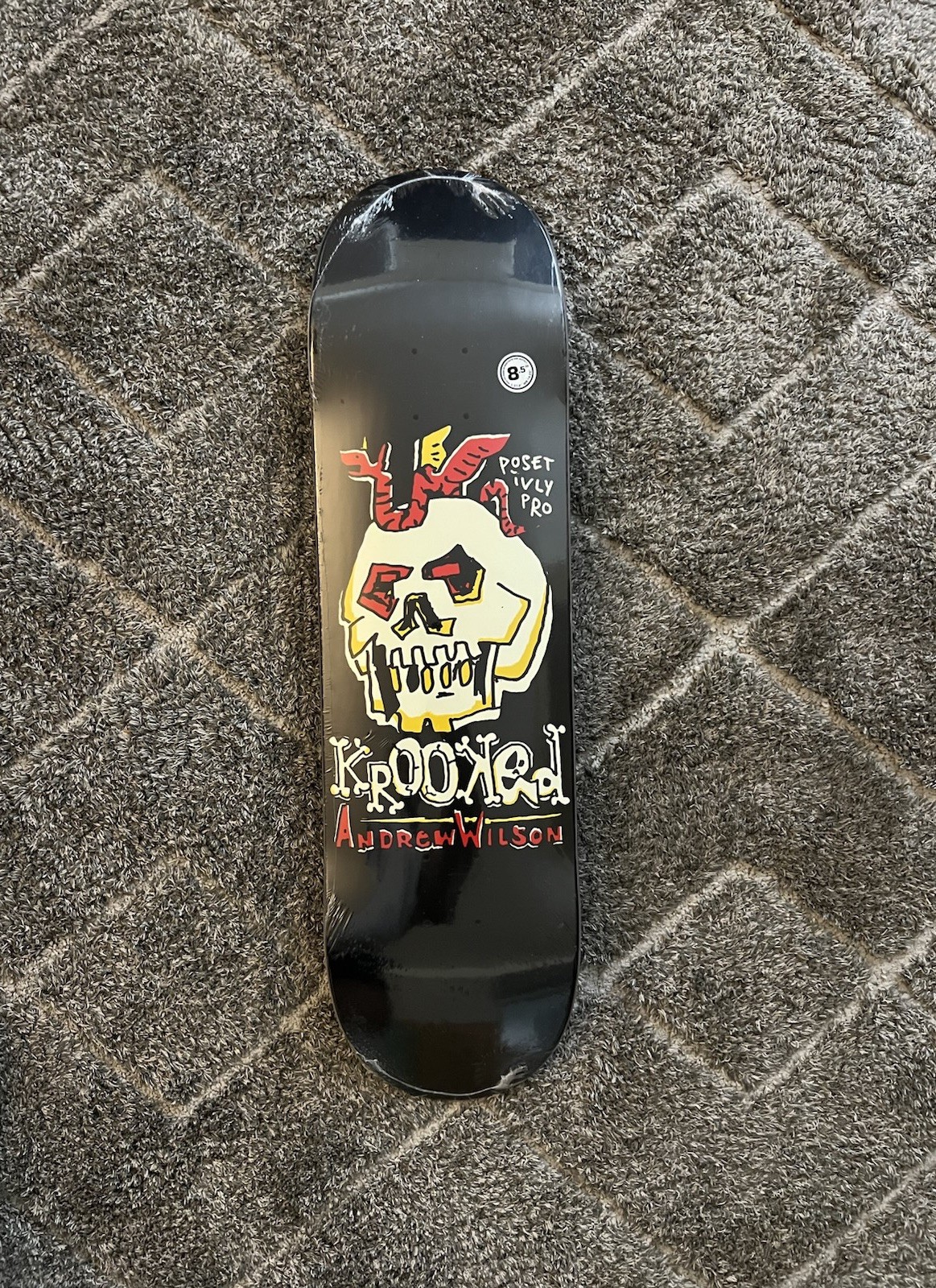 S Andrew Wilson Positively Pro 8.5" New With Sheet Of Grip