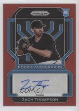 2022 Panini Prizm Rookie Auto Red Prizm 29/99 Zach Thompson #RA-ZT Auto v1x