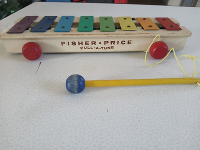 #ad Vintage Fisher Price Pull a tune $7.75