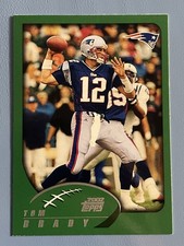 2002 Topps Collection #248 Tom Brady New England Patriots HOF 