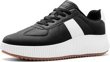 Chunky Platform Casual Dress Trainers Arch Support Comfort Shoes Flats Size 7.5