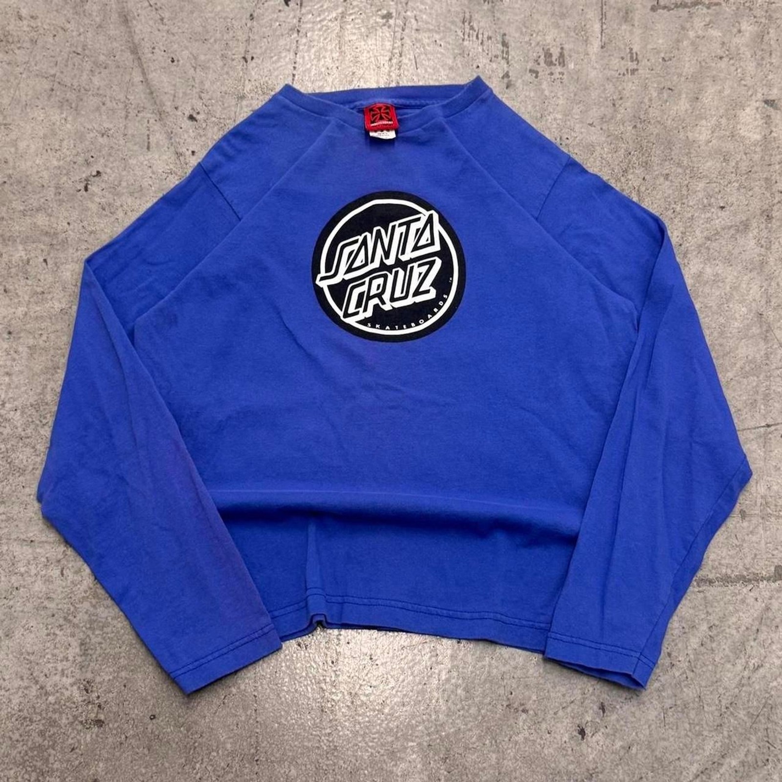 S Independent Longsleeve Tshirt Medium Usa Blue