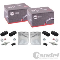 2X A.B.S. FÜHRUNGSHÜLSEN-SATZ Bremssattel Hinten Passend FüR CitroËN C4