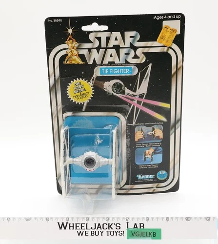 Tie Fighter DIE-CAST 12 Back Star Wars 1978 Kenner Vehicle NEW SEALED