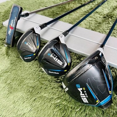 TaylorMade SIM2 MAX 11-Piece Set Men's Golf Right-handed Stiff From Japan