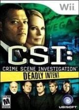 CSI: Crime Scene Investigation - Deadly Intent (Nintendo Wii, 2009) Complete
