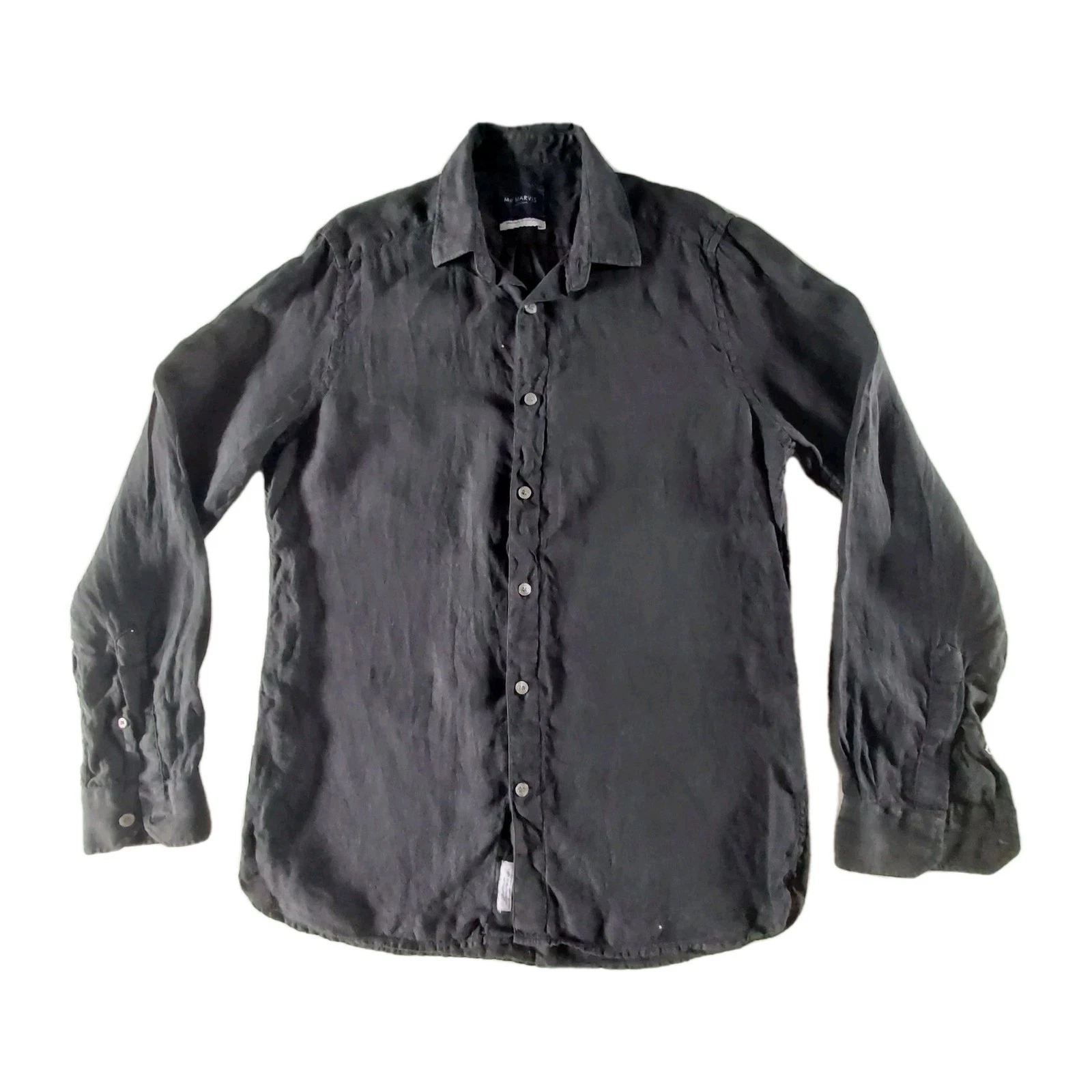 Mr Marvis Linen Shirt Men Small Blackjack Long Sleeve Summer Handmade Light
Opens in a new window or