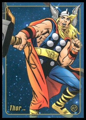 RARE Thor 2005 Toy Biz Marvel Figure Factory I #62 Trading Card Avengers