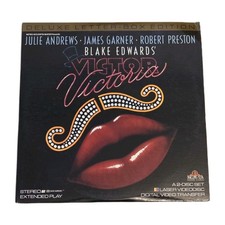 Victor Victoria Laserdisc 2 Disc Letter Ed Box Extended Play Movie Film
