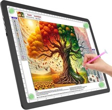 A4 Light Box for Tracing and Drawing, Ultra-Thin Copy Board with Adjustable Brig