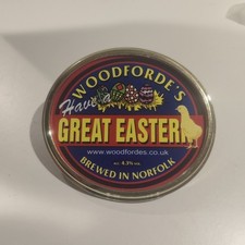 Woodfordes Brewery Have A Great Eastern Real Beer Hard Plastic Pump Clip Badge