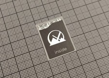 5 x Black  Silver MX Linux Inside v1 Stickers For The Computer Case 18 x 25 mm