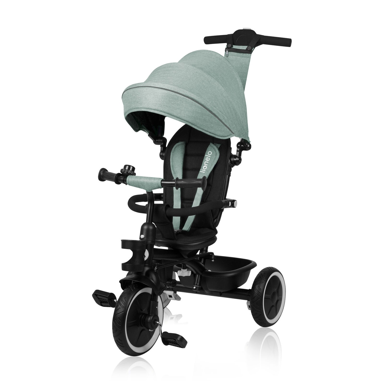 Triciclo e passeggino Lionelo Berry fino a 25 kg triciclo girevole 360° foto 2