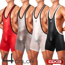 GX3 SHINE PLUS SINGLET JAPAN SEXY WRESTLE CLOTHING  PARTY K2310