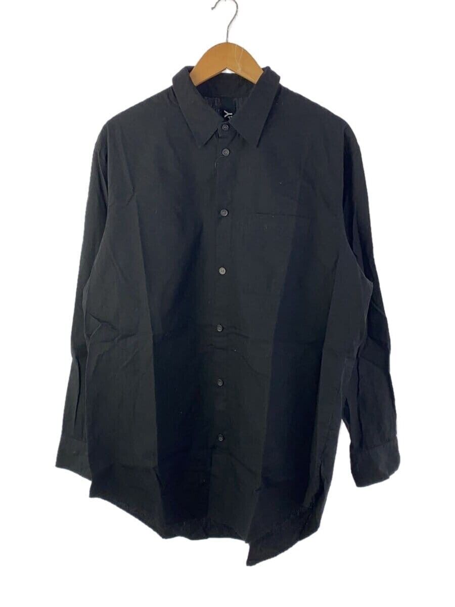 Ground Y YOHJI YAMAMOTO Men's long sleeve shirt cotton black Ground Y YOHJI YAMAMOTO Men's long sleeve shirt cotton black