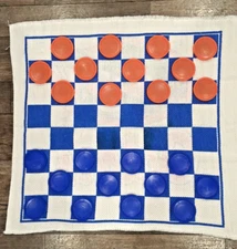 Vintage FLORIDA GATORS JUMBO CHECKER GAME ~ Complete Floor or Tabletop Game