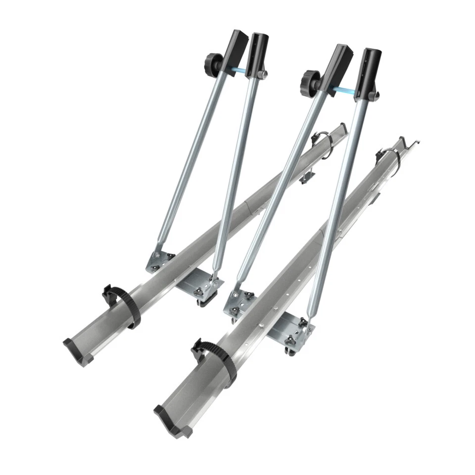 2x Soporte para bicicletas para el techo del coche de aluminio - BR5131 - Imagen 2 de 4